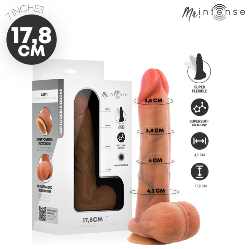 Ρεαλιστικός Δονητής MR. INTENSE Gary S 17.8 cm
