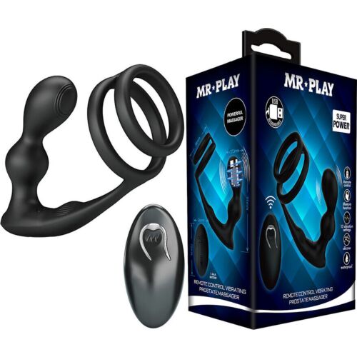 Δαχτυλίδι για Πέος MR PLAY με Plug Αναλογίας