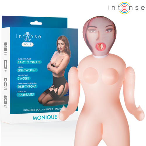 Κούκλα Hinchable Intense Dolls Monique με τρεις οπές