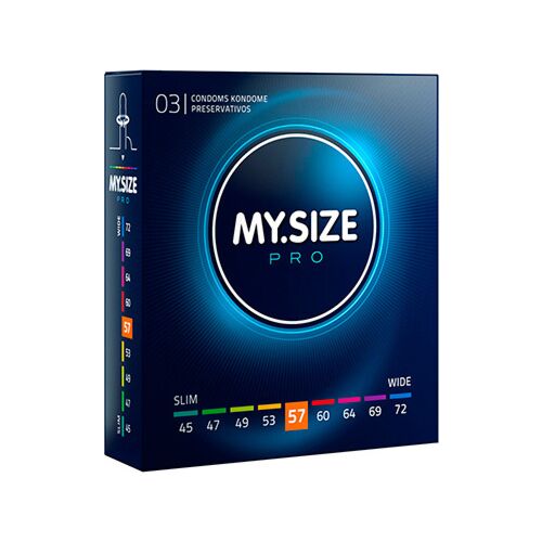 Προφυλακτικά MY SIZE PRO 57 mm - Υπερευαίσθητος Αυτοσχεδιασμός