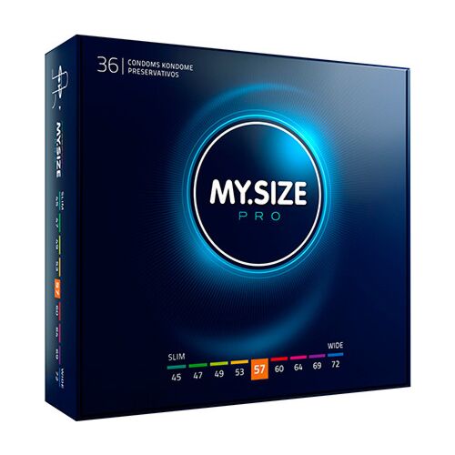 Προφυλακτικά My.Size PRO Talla 57 - Άνετη εφαρμογή για μεγάλες περιφέρειες