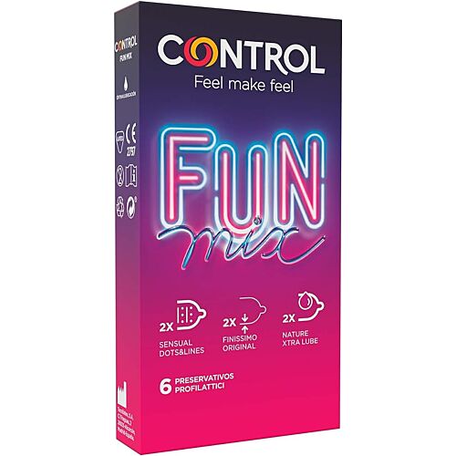 Προφυλακτικά CONTROL Feel Fun Mix 6 τεμάχια