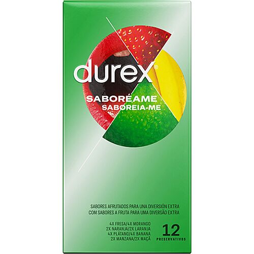 Προφυλακτικά Durex Sabor?ame με γεύσεις φρούτων