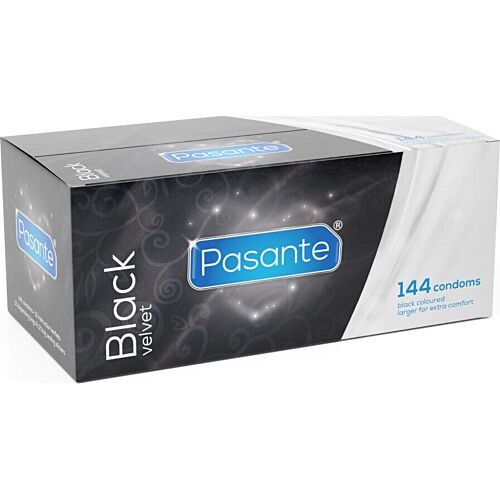 Προφυλακτικά PASANTE Black Velvet 144 Τεμάχια