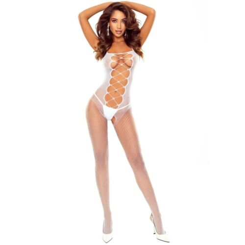 Bodystocking PASSION WOMAN BODYSTOCKINGS BS124 με δέσιμο