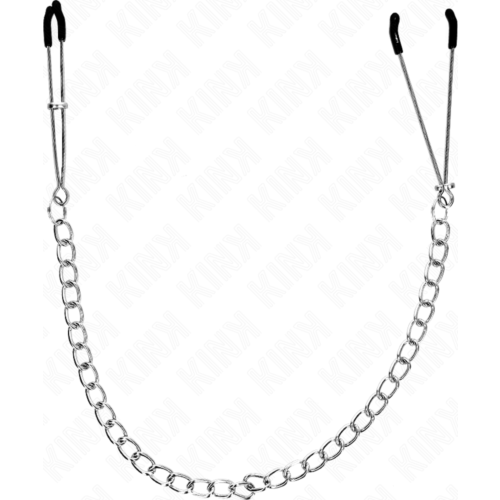 Πιτζάμες BDSM KINK NIPPLE GRIP με αλυσίδα 30 εκ.