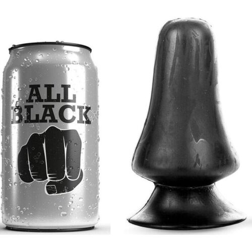 Πλάγκα Anal ALL BLACK 12 CM με άνεση και συμπαθητικό σχεδιασμό