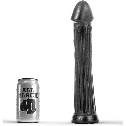 Plug Anal BDSM All Black 31 cm με μαλακή αίσθηση