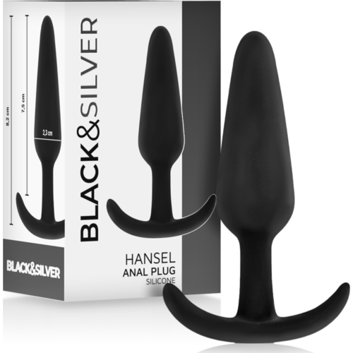 Προστατευτικό Πρωκτού BLACK&SILVER Hansel με Λαβή