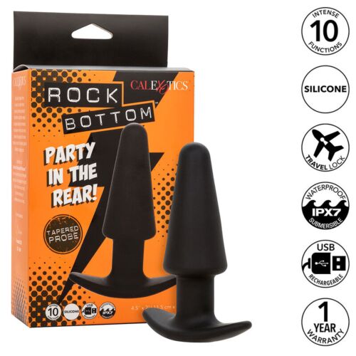 Πρωκτικό Plug CalExotics Rock Bottom με 10 δονήσεις