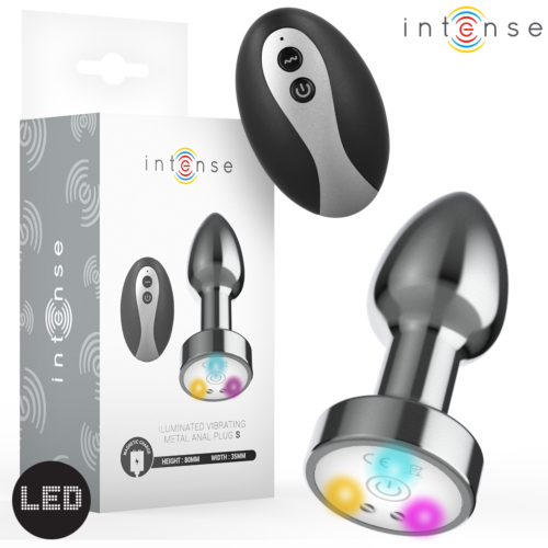Plug Anal INTENSE με LED και Έλεγχο Τηλεχειρισμού