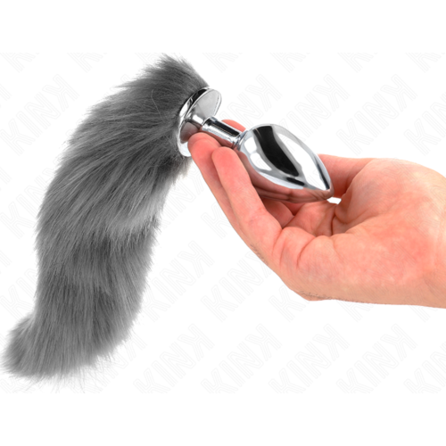 Plug Anal KINK L με Συνθετική Ουρά για Οπτική Απόλαυση