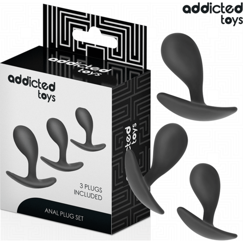 Plugs Anales Addicted Toys Set 3 | Ασφαλής Εξερεύνηση