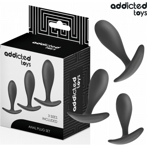 Plug Anal Addicted Toys Set 3 για σταδιακή εξερεύνηση