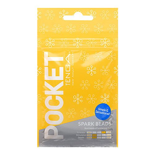 Αυνανιστήριο Tenga Pocket Spark Beads με Εσωτερικές Υφές