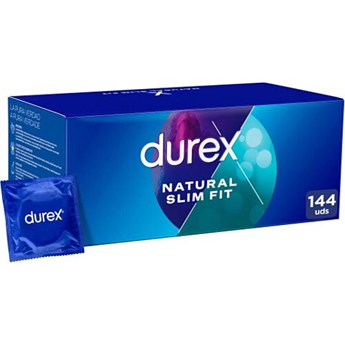 Προφυλακτικά DUREX NATURAL SLIM FIT 144 μονάδες
