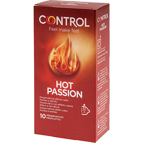 Προφυλακτικά Control Hot Passion με εφέ θερμότητας