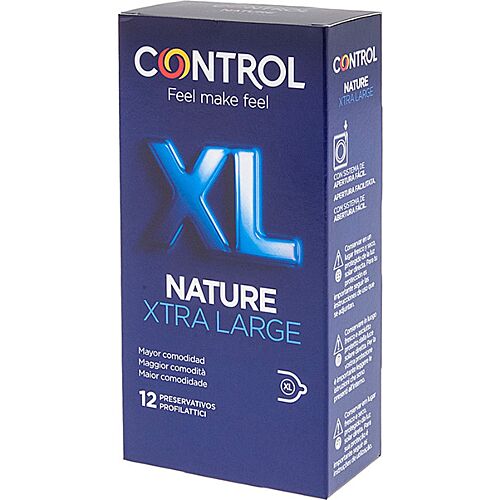 Προφυλακτικά Control Adapt Nature XL με λιπαντικό
