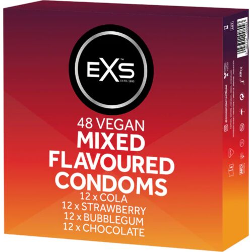 Προφυλακτικά EXS Mixed Flavours 48 | Ποικιλία γεύσεων