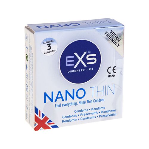 Προφυλακτικά Exs Nano Thin με λεπτότητα