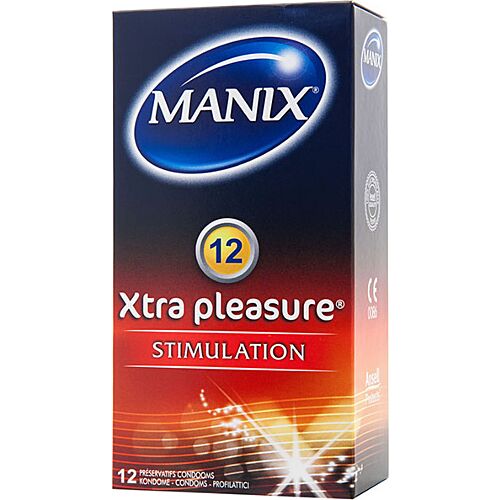 Προφυλακτικά Manix Xtra Pleasure με διπλή διέγερση