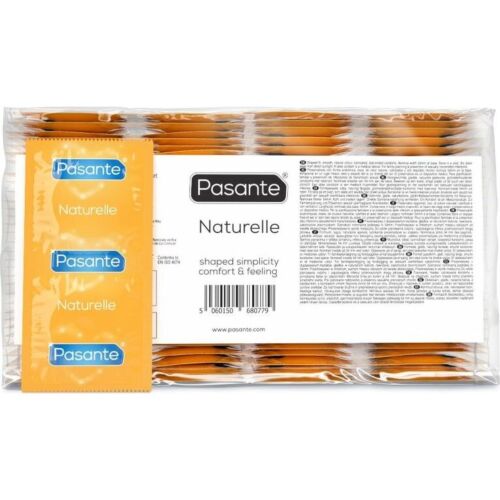 Προφυλακτικά Pasante Naturelle 144 τεμάχια με κωνικό σχήμα