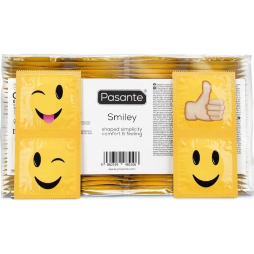 Προφυλακτικά Pasante Smiley 144 Τεμαχίων με Διασκεδαστικά Σχέδια