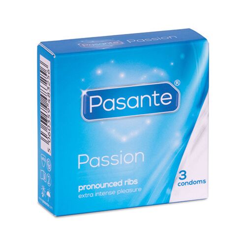 Προφυλακτικό Pasante Ribbed Passion με Υφή