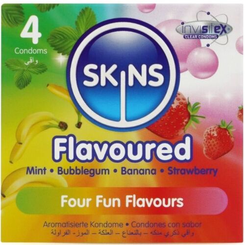 Προφυλακτικά SKINS MULTI FLAVORS 4 Πακέτο