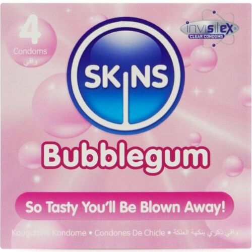 Προφυλακτικά SKINS Bubblegum - Φρουτένια Γεύση