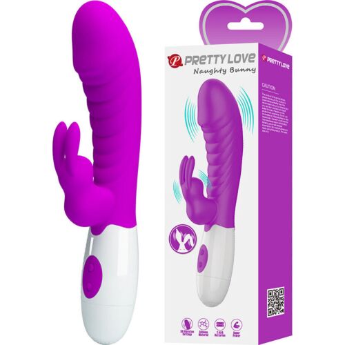 Δονητής PRETTY LOVE NAUGHTY BUNNY με Διπλή Διέγερση