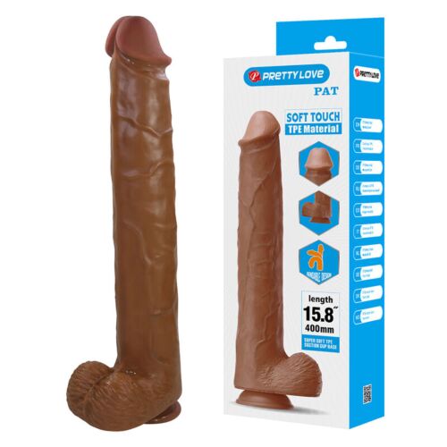DILDOS PAT Ρεαλιστικό Ντίλντο με βεντούζα 40 cm