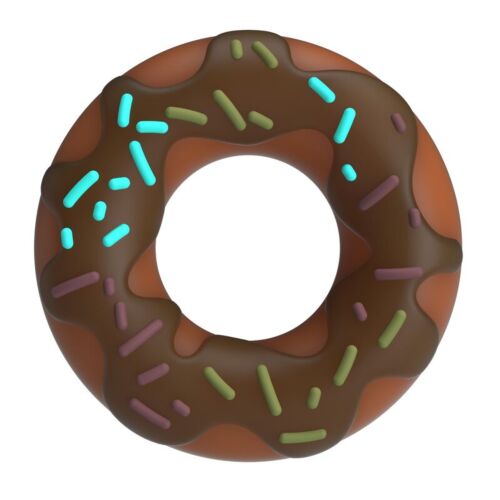Δαχτυλίδι Πέους FOR HIM SUPER DONUT με πολύχρωμες παστέλ