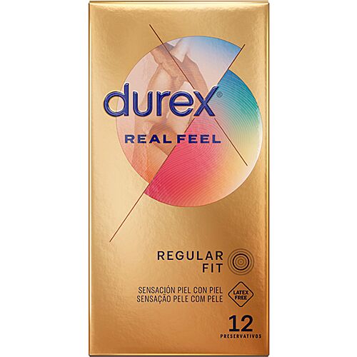 Προφυλακτικά Durex Real Feel χωρίς λάτεξ 12 τεμάχια