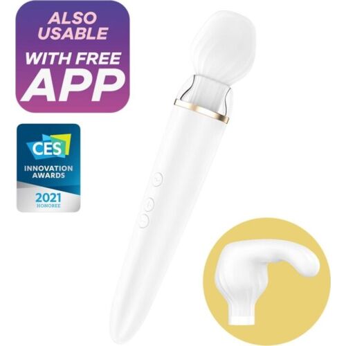 Δονητής Satisfyer Double Wand-er με έλεγχο app