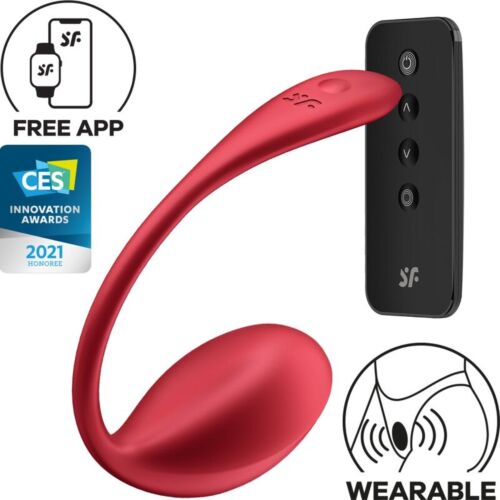 Διεγέρτης SATISFYER SHINY PETAL με ασύρματο έλεγχο