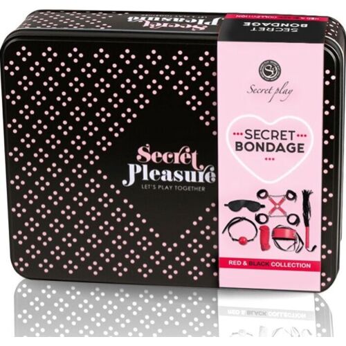 Σετ BDSM SECRETPLAY Red Collection με 6 κομμάτια