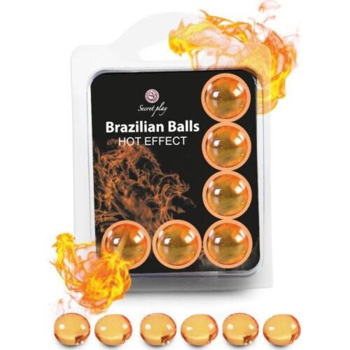 Λιπαντικό Secretplay Brazilian Balls με θερμικό αποτέλεσμα