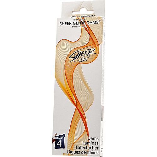 Φραγμός Glyde Sheer Dams Cola 4 τεμάχια - Υγιεινή και απόλαυση