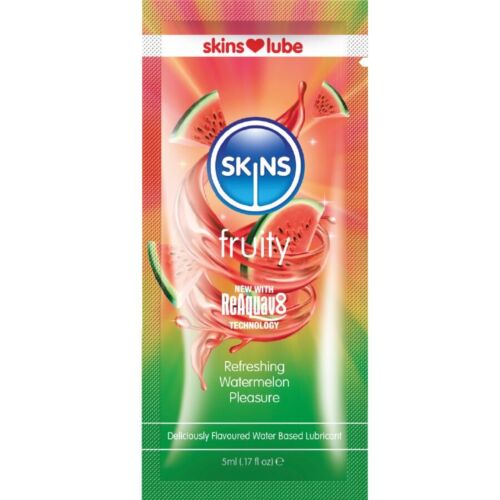 Λιπαντικό SKINS - FRUITY Χειροποίητο Πεπόνι Μονοδόσης 5 ML