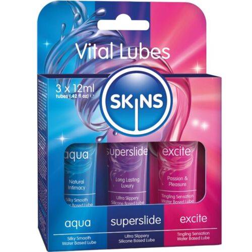 Λιπαντικά SKINS Vital Lubes Kit τριπλό σετ 12 ml