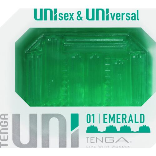 Αυνανιστήριο TENGA UNI EMERALD με σχεδιασμό unisex