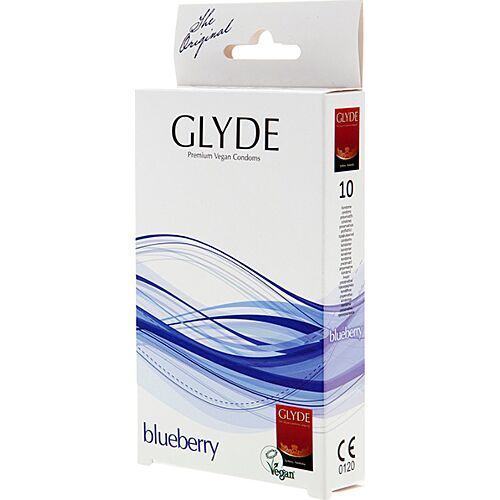 Προφυλακτικά Glyde Ultra Blueberry 10 Τεμάχια