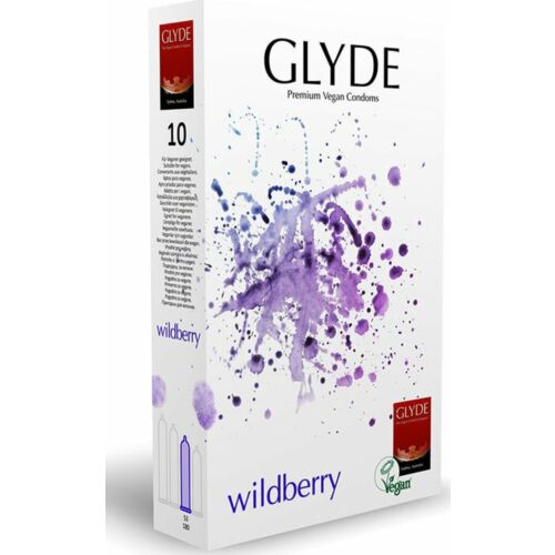 Προφυλακτικά Glyde Ultra Wildberry Γεύση Μούρο