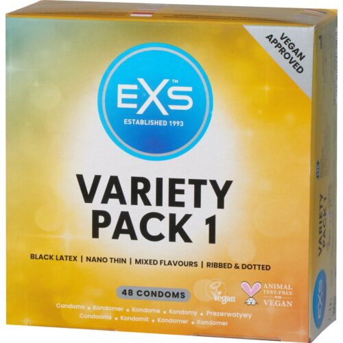 Προφυλακτικά Exs Variety Pack 1 με γεύσεις και υφές
