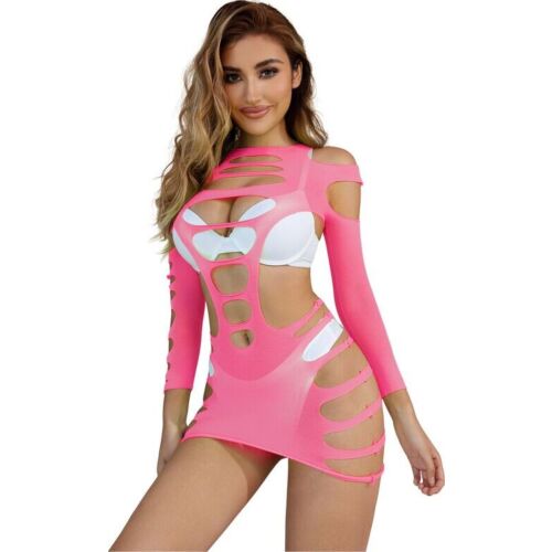 Φόρεμα Lingerie Sublime Dresses με σχέδιο ανοιχτού τύπου