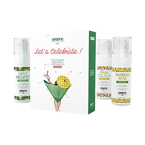 Λάδι Μασάζ Exsens Warming Gourmet - Γεύσεις και Θερμότητα