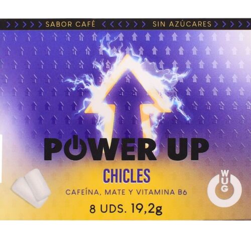Τσίκλες WUG GUM WUG POWER UP με γεύση καφέ και καφεΐνη