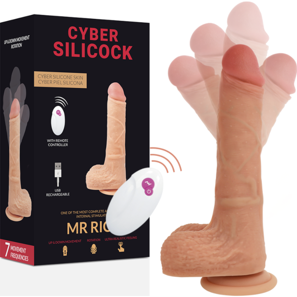Δονητής Cyber Silicock Mr Rick με τηλεχειριστήριο