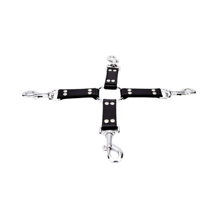 Δεσμεύσεις Bound Leather 4 Way Hog Tie με αντοχή Δεσμεύσεις Bound Leather 4 Way Hog Tie με αντοχή